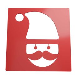 Stencil Papa Noel STL + Vector