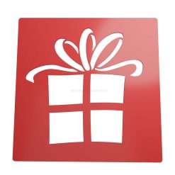 Stencil Caja de Regalo STL + Vector