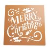 Stencil Merry Christmas STL + Vector