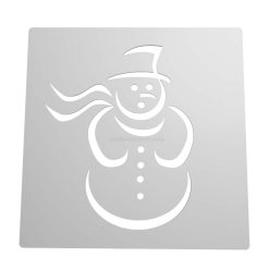 Stencil Muñeco de Nieve STL + Vector