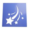 Stencil Estrella Fugaz STL + Vector