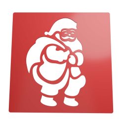Stencil Papa Noel STL + Vector