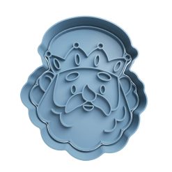 Reyes Magos Melchor Cortador de Galletas STL