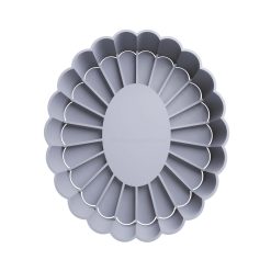 Ovalo con Petalos Cortador de Galletas STL 3