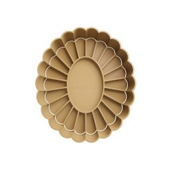 Ovalo con Petalos Cortador de Galletas STL 2