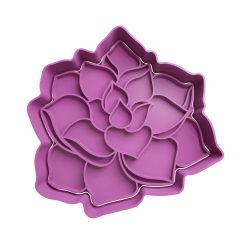 Flor de Loto Cortador de Galletas STL 3