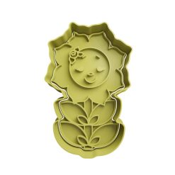 Flor con Carita Cortador de Galletas STL