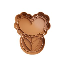Flor Cortador para Galletas STL 3
