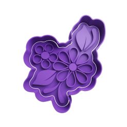 Flores Cortador de Galletas STL