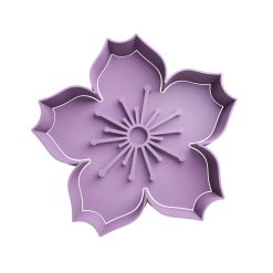 Flor Sakura Cortador de Galletas STL