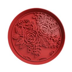 Circulo con Rosas Cortador de Galletas STL