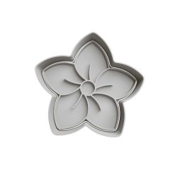 Flor 5 Petalos Isopyrum Cortador de Galletas STL