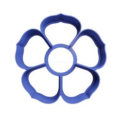 Flor de 5 Petalos Cortador de Galletas STL 3