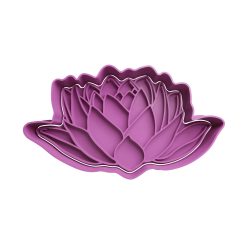 Flor de Loto Cortador de Galletas STL 4