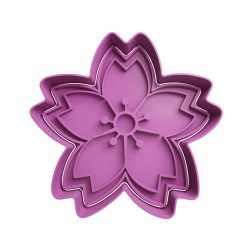 Flor de Cerezo Cortador de Galletas STL 2