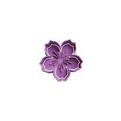 Flor de Cerezo Cortador de Galletas STL 3