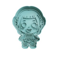 Zoey Chibi Cortador de Galletas STL