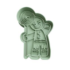 Galleta de Jengibre Cortador de Galletas STL
