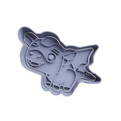 Burro Dragon Bebe Cortador de Galletas STL