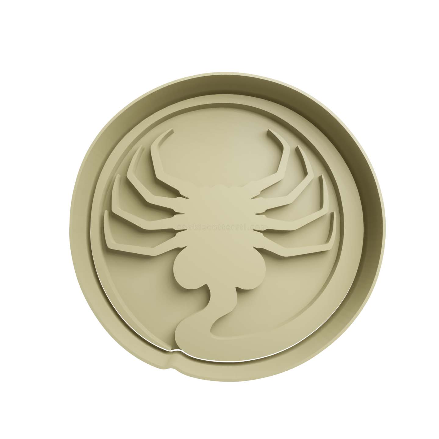 Facehugger Cortador de Galletas STL 3