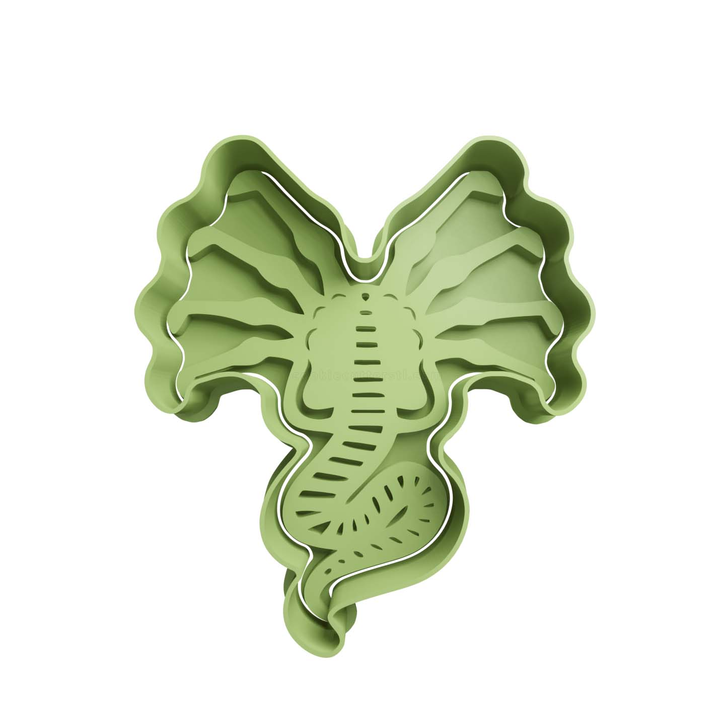 Facehugger Cortador de Galletas STL 2