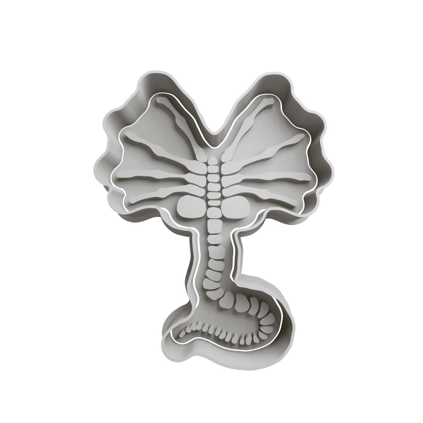 Facehugger Cortador de Galletas STL