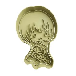 Armin Arlert Chibi Cortador de Galletas STL