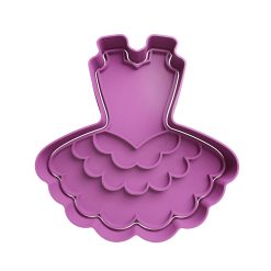 Tutu Vestido Ballet Cortador de Galletas STL 2