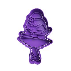 Bailarina Cortador de Galletas STL