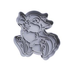 Tambor Conejo Cortador de Galletas STL 2