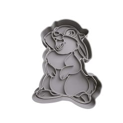 Tambor Conejo Cortador de Galletas STL