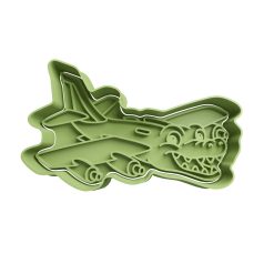 Bombardino Crocodilo Meme Cortador de Galletas STL 3