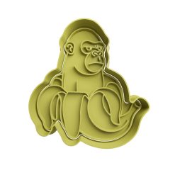 Chimpanzini Bananini Meme Cortador de Galletas STL