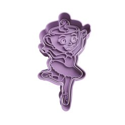 Ballerina Capuchina Meme Cortador de Galletas STL