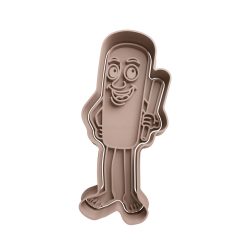 Tung tung tung tung sahur Meme Cortador de Galletas STL 2
