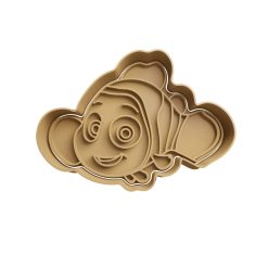 Pez Payaso Nemo Cortador de Galletas STL