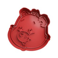 Cariñosito Cabeza Cortador de Galletas STL