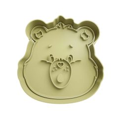 Cariñosito Cabeza Cortador de Galletas STL 4