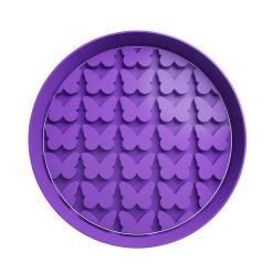 Circulo con Patron de Mariposas Cortador de Galletas STL
