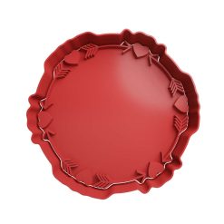 Circulo con Corazones y Flechas Cortador de Galletas STL