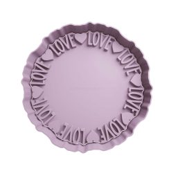 Circulo con Corazones LOVE Cortador de Galletas STL