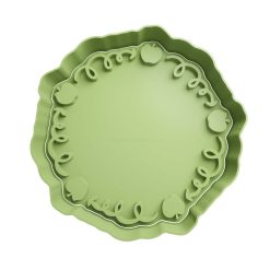 Circulo con Manzanas Cortador de Galletas STL