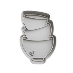 Bowls Cortador de Galletas STL