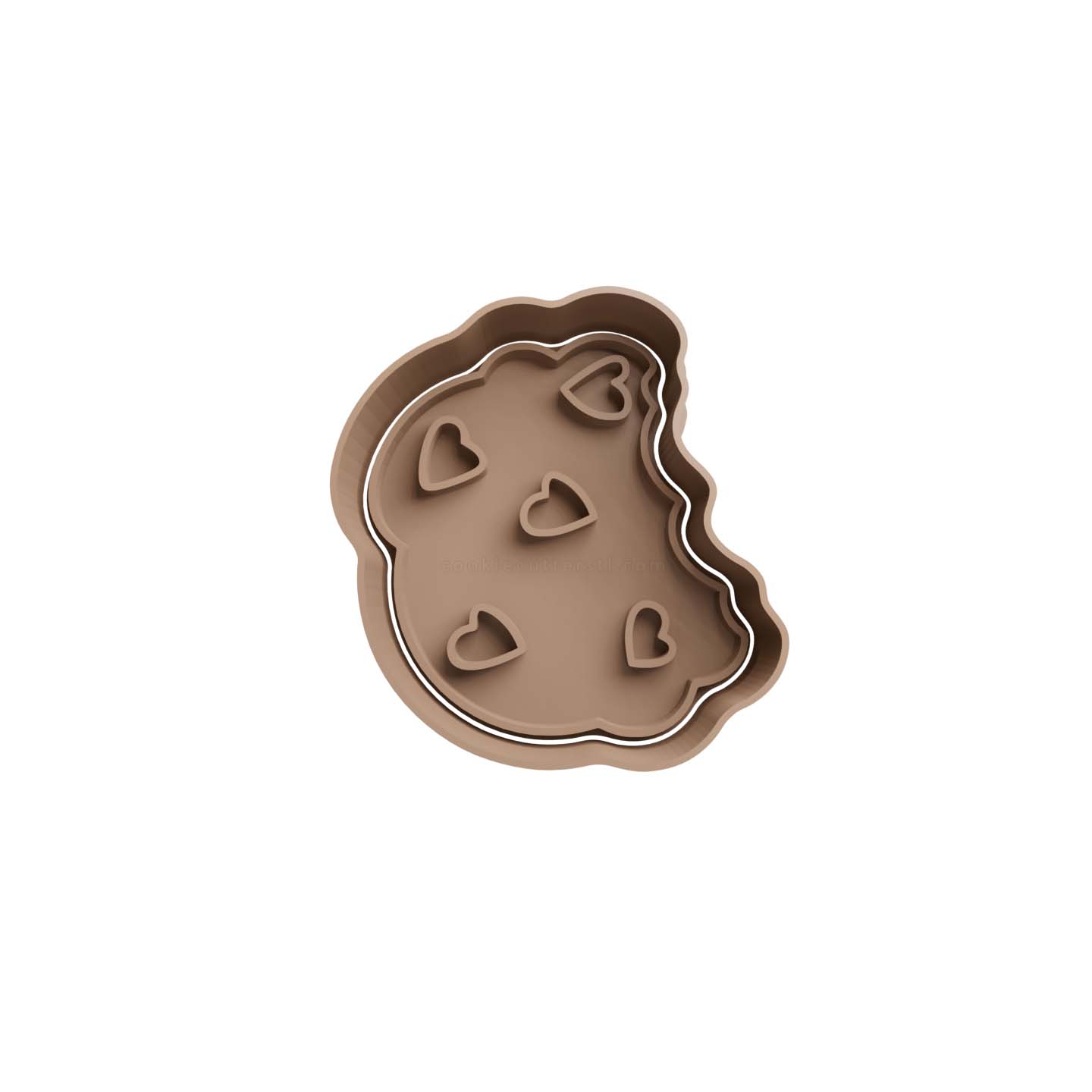 Galletas con chispas de chocolate Cortador de Galletas STL 3