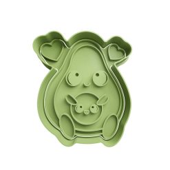 Mama Aguacate Cute Cortador de Galletas STL