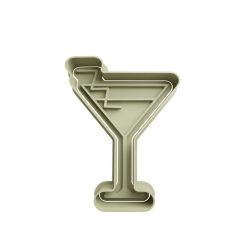 Cocktail Martini Cortador de Galletas STL