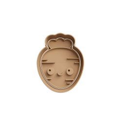Zanahoria Cortador de Galletas STL 9