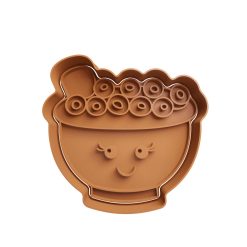 Tazon con Cereales Cortador de Galletas STL
