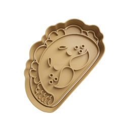 Taco Cute Cortador de Galletas STL