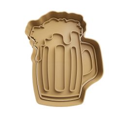 Chop Cerveza Cortador de Galletas STL